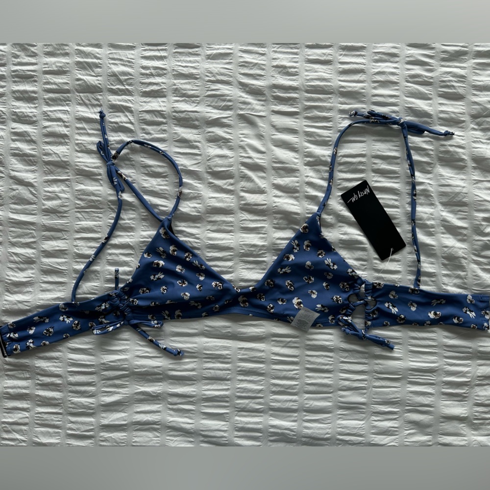 Nasty Gal Floral Bikini Top
